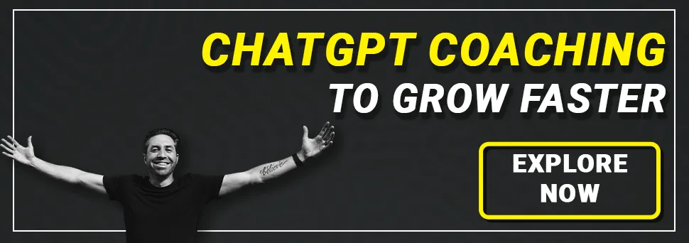 chatgpt coaching banner website